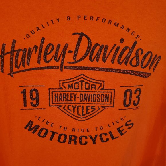 Harley Davidson t shirt short sleeves 100% cotton size 2X. - Picture 4 of 9